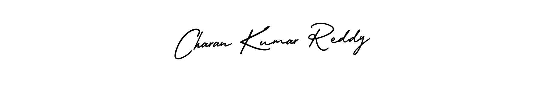 Create a beautiful signature design for name Charan Kumar Reddy. With this signature (AmerikaSignatureDemo-Regular) fonts, you can make a handwritten signature for free. Charan Kumar Reddy signature style 3 images and pictures png