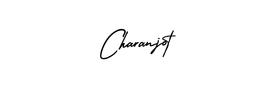 The best way (AmerikaSignatureDemo-Regular) to make a short signature is to pick only two or three words in your name. The name Charanjot include a total of six letters. For converting this name. Charanjot signature style 3 images and pictures png