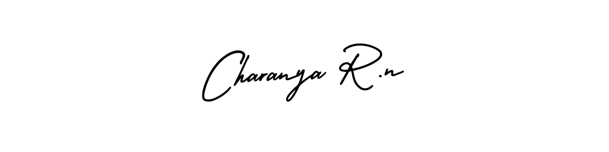 How to Draw Charanya R.n signature style? AmerikaSignatureDemo-Regular is a latest design signature styles for name Charanya R.n. Charanya R.n signature style 3 images and pictures png