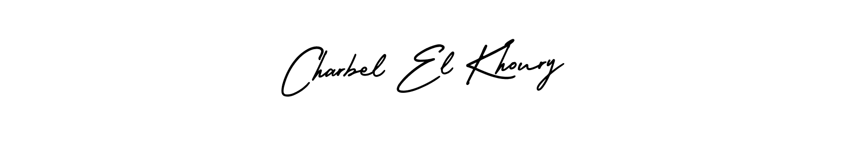 Make a beautiful signature design for name Charbel El Khoury. With this signature (AmerikaSignatureDemo-Regular) style, you can create a handwritten signature for free. Charbel El Khoury signature style 3 images and pictures png