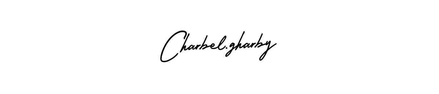 Make a short Charbel.gharby signature style. Manage your documents anywhere anytime using AmerikaSignatureDemo-Regular. Create and add eSignatures, submit forms, share and send files easily. Charbel.gharby signature style 3 images and pictures png