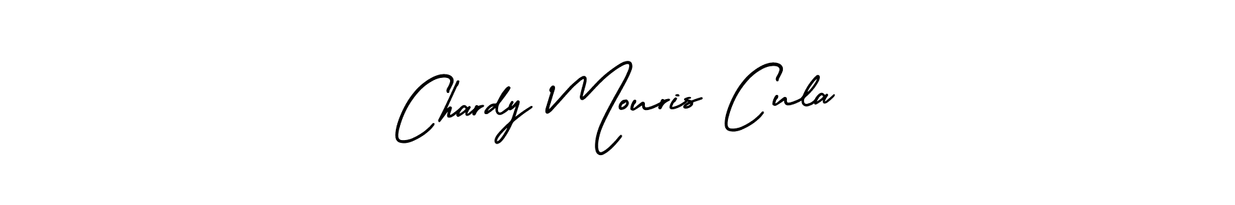 Chardy Mouris Cula stylish signature style. Best Handwritten Sign (AmerikaSignatureDemo-Regular) for my name. Handwritten Signature Collection Ideas for my name Chardy Mouris Cula. Chardy Mouris Cula signature style 3 images and pictures png