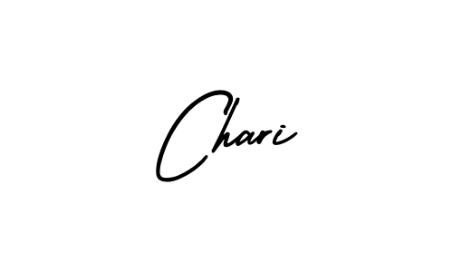 You should practise on your own different ways (AmerikaSignatureDemo-Regular) to write your name (Chari) in signature. don't let someone else do it for you. Chari signature style 3 images and pictures png