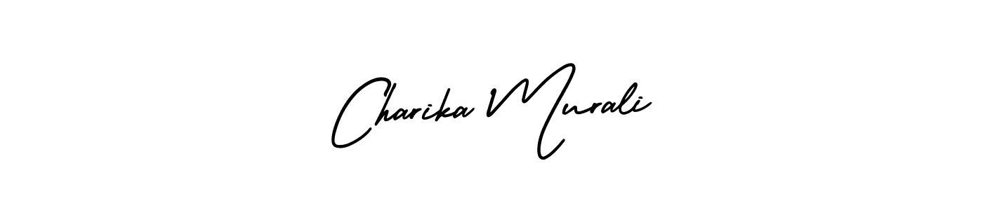 if you are searching for the best signature style for your name Charika Murali. so please give up your signature search. here we have designed multiple signature styles  using AmerikaSignatureDemo-Regular. Charika Murali signature style 3 images and pictures png