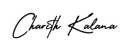 Give your name Charith Kalana an exquisite flair with the AmerikaSignatureDemo-Regular script font. Ideal for contracts, resumes, and formal letterheads. Charith Kalana signature style 3 images and pictures png