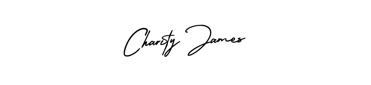 Design your own signature with our free online signature maker. With this signature software, you can create a handwritten (AmerikaSignatureDemo-Regular) signature for name Charity James. Charity James signature style 3 images and pictures png