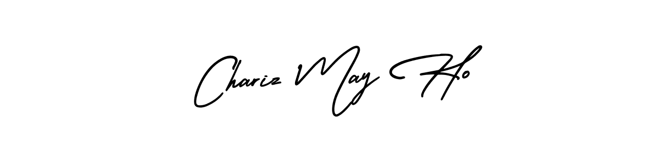Also You can easily find your signature by using the search form. We will create Chariz May Ho name handwritten signature images for you free of cost using AmerikaSignatureDemo-Regular sign style. Chariz May Ho signature style 3 images and pictures png