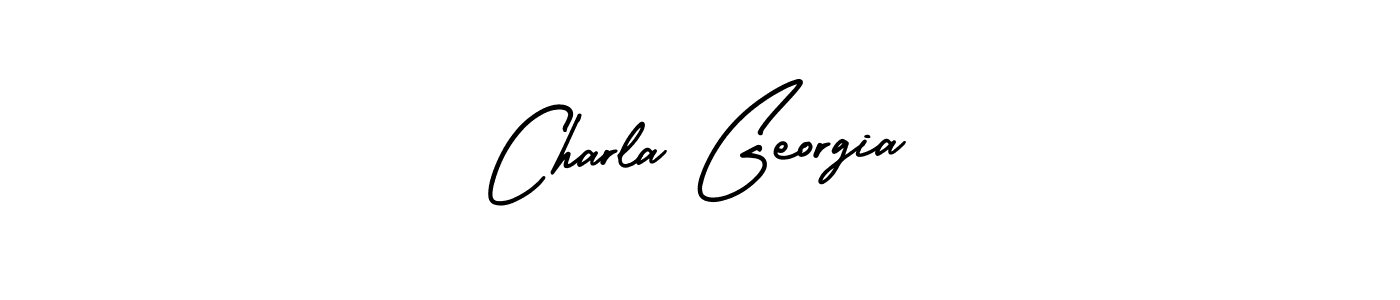 Similarly AmerikaSignatureDemo-Regular is the best handwritten signature design. Signature creator online .You can use it as an online autograph creator for name Charla Georgia. Charla Georgia signature style 3 images and pictures png
