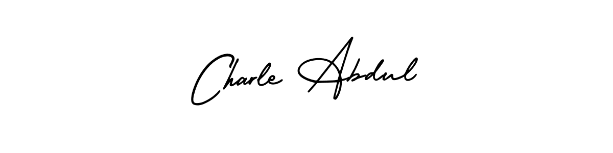 Design your own signature with our free online signature maker. With this signature software, you can create a handwritten (AmerikaSignatureDemo-Regular) signature for name Charle Abdul. Charle Abdul signature style 3 images and pictures png