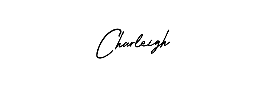 You should practise on your own different ways (AmerikaSignatureDemo-Regular) to write your name (Charleigh) in signature. don't let someone else do it for you. Charleigh signature style 3 images and pictures png