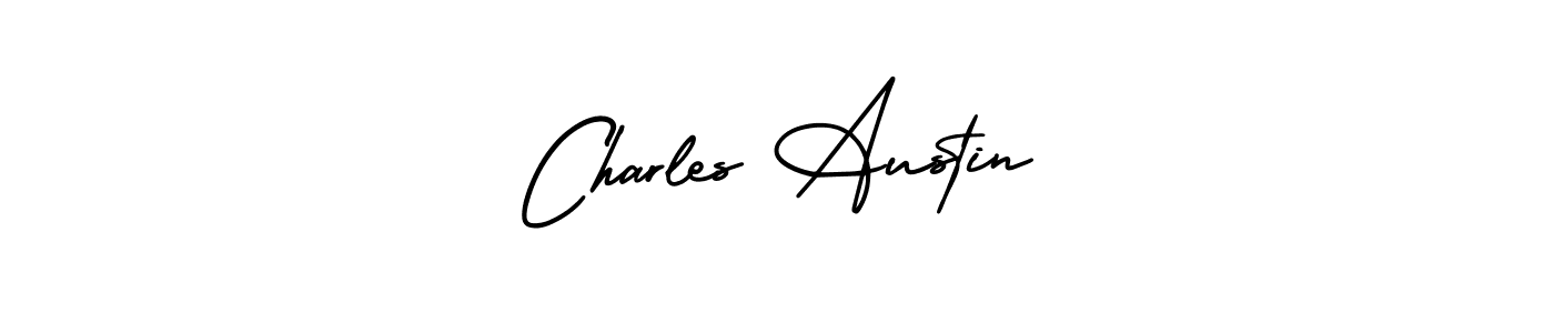 How to make Charles Austin name signature. Use AmerikaSignatureDemo-Regular style for creating short signs online. This is the latest handwritten sign. Charles Austin signature style 3 images and pictures png