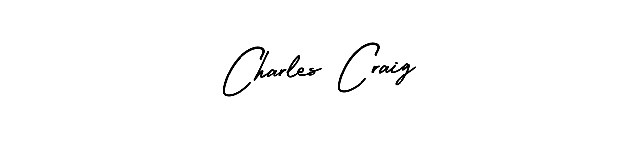 You should practise on your own different ways (AmerikaSignatureDemo-Regular) to write your name (Charles Craig) in signature. don't let someone else do it for you. Charles Craig signature style 3 images and pictures png