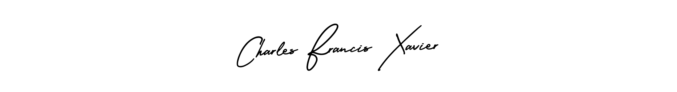 How to make Charles Francis Xavier name signature. Use AmerikaSignatureDemo-Regular style for creating short signs online. This is the latest handwritten sign. Charles Francis Xavier signature style 3 images and pictures png