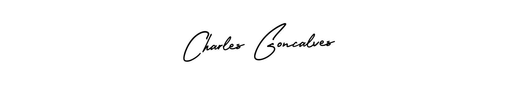 Use a signature maker to create a handwritten signature online. With this signature software, you can design (AmerikaSignatureDemo-Regular) your own signature for name Charles Goncalves. Charles Goncalves signature style 3 images and pictures png