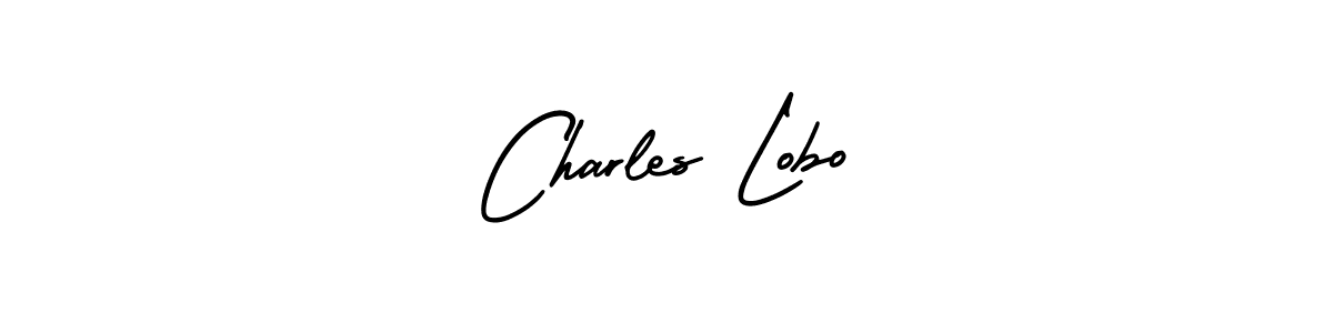 Use a signature maker to create a handwritten signature online. With this signature software, you can design (AmerikaSignatureDemo-Regular) your own signature for name Charles Lobo. Charles Lobo signature style 3 images and pictures png