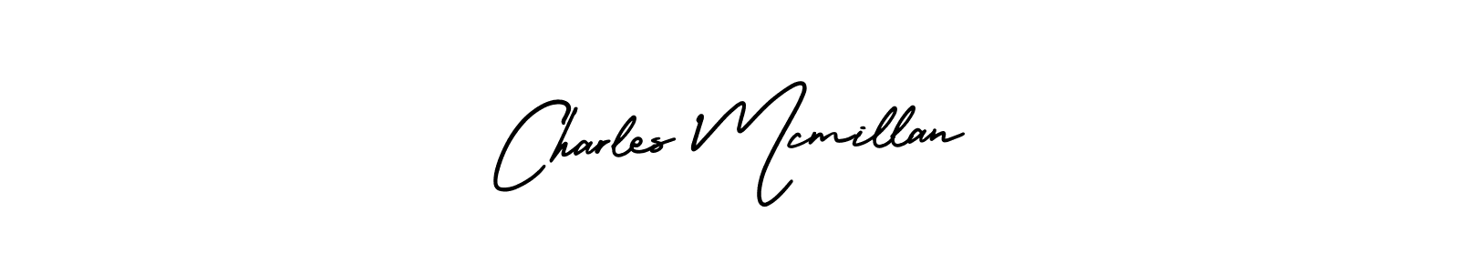 Charles Mcmillan stylish signature style. Best Handwritten Sign (AmerikaSignatureDemo-Regular) for my name. Handwritten Signature Collection Ideas for my name Charles Mcmillan. Charles Mcmillan signature style 3 images and pictures png