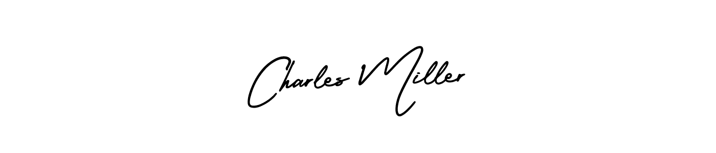 Charles Miller stylish signature style. Best Handwritten Sign (AmerikaSignatureDemo-Regular) for my name. Handwritten Signature Collection Ideas for my name Charles Miller. Charles Miller signature style 3 images and pictures png