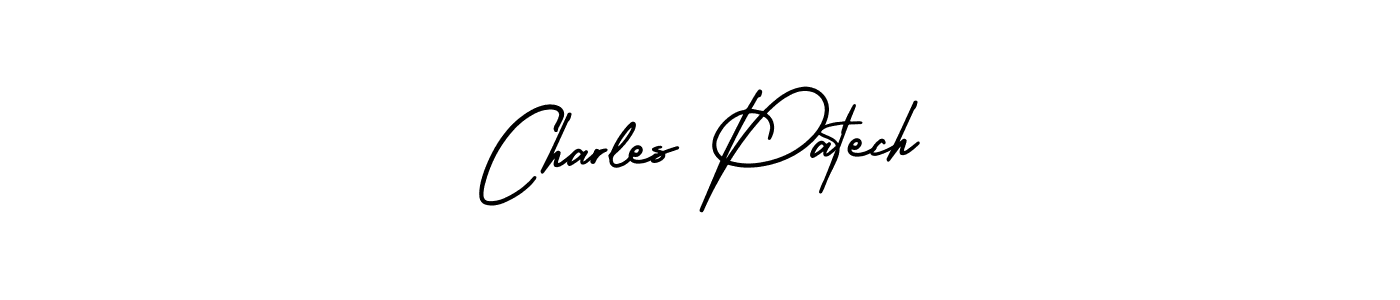 Make a beautiful signature design for name Charles Patech. With this signature (AmerikaSignatureDemo-Regular) style, you can create a handwritten signature for free. Charles Patech signature style 3 images and pictures png