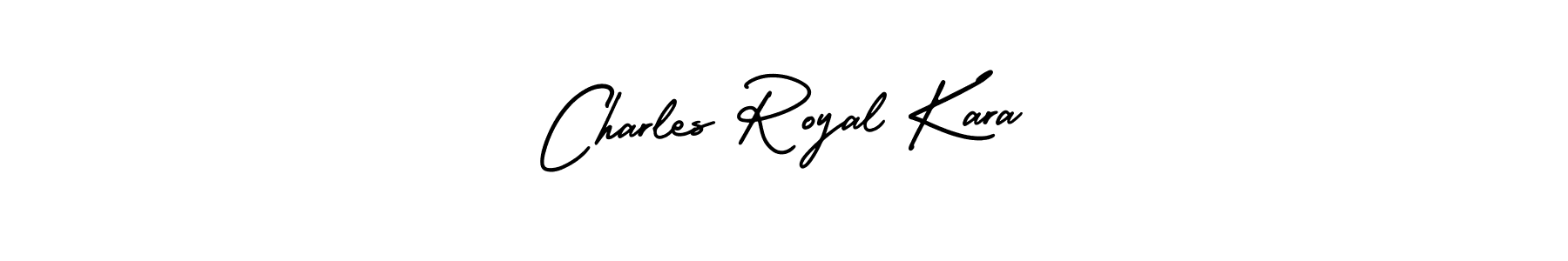 Best and Professional Signature Style for Charles Royal Kara. AmerikaSignatureDemo-Regular Best Signature Style Collection. Charles Royal Kara signature style 3 images and pictures png