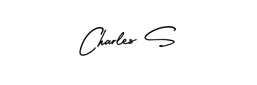 Use a signature maker to create a handwritten signature online. With this signature software, you can design (AmerikaSignatureDemo-Regular) your own signature for name Charles S. Charles S signature style 3 images and pictures png