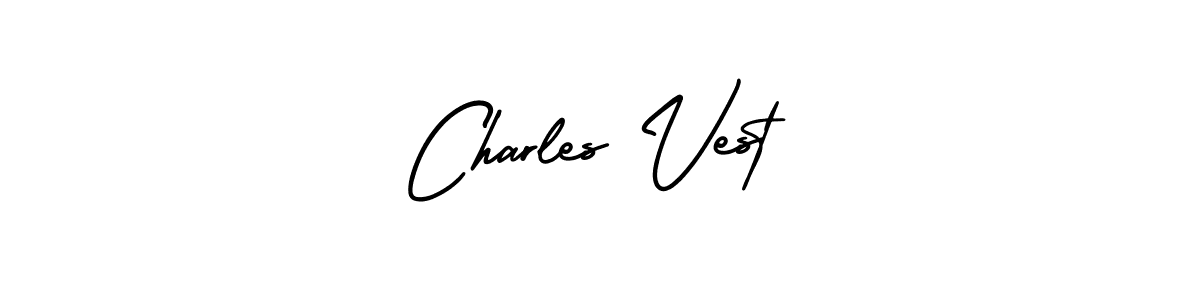 Design your own signature with our free online signature maker. With this signature software, you can create a handwritten (AmerikaSignatureDemo-Regular) signature for name Charles Vest. Charles Vest signature style 3 images and pictures png