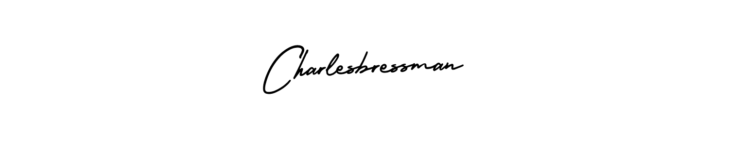 The best way (AmerikaSignatureDemo-Regular) to make a short signature is to pick only two or three words in your name. The name Charlesbressman include a total of six letters. For converting this name. Charlesbressman signature style 3 images and pictures png