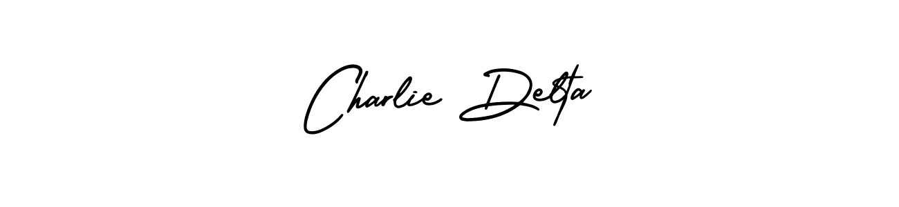 Design your own signature with our free online signature maker. With this signature software, you can create a handwritten (AmerikaSignatureDemo-Regular) signature for name Charlie Delta. Charlie Delta signature style 3 images and pictures png
