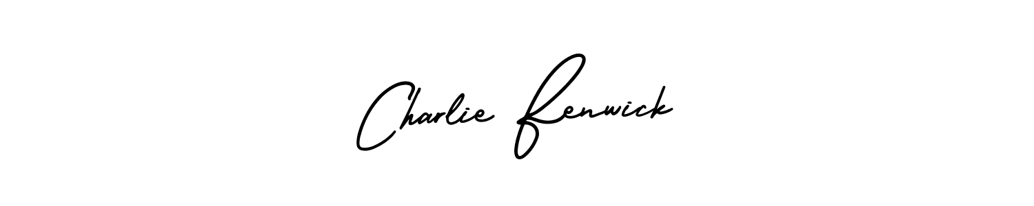 Charlie Fenwick stylish signature style. Best Handwritten Sign (AmerikaSignatureDemo-Regular) for my name. Handwritten Signature Collection Ideas for my name Charlie Fenwick. Charlie Fenwick signature style 3 images and pictures png