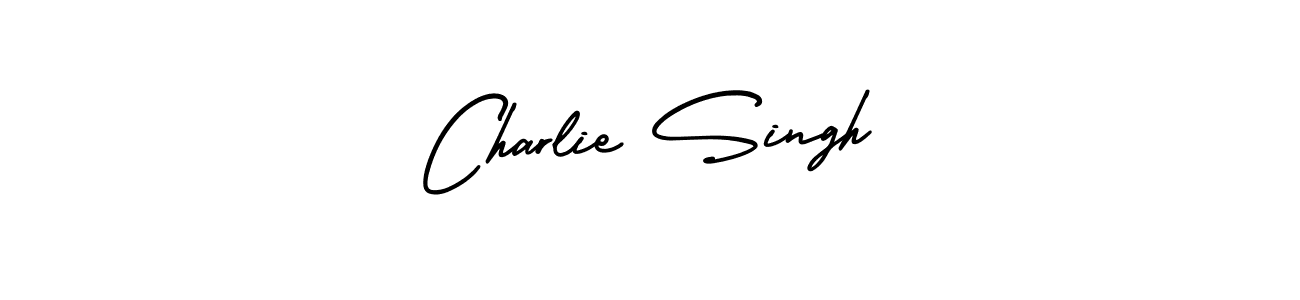 It looks lik you need a new signature style for name Charlie Singh. Design unique handwritten (AmerikaSignatureDemo-Regular) signature with our free signature maker in just a few clicks. Charlie Singh signature style 3 images and pictures png