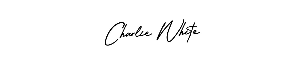 Use a signature maker to create a handwritten signature online. With this signature software, you can design (AmerikaSignatureDemo-Regular) your own signature for name Charlie White. Charlie White signature style 3 images and pictures png