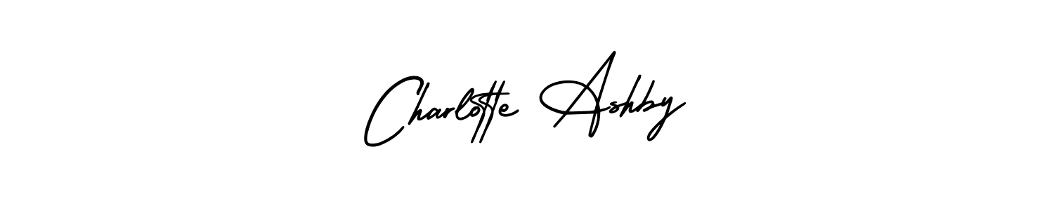 The best way (AmerikaSignatureDemo-Regular) to make a short signature is to pick only two or three words in your name. The name Charlotte Ashby include a total of six letters. For converting this name. Charlotte Ashby signature style 3 images and pictures png