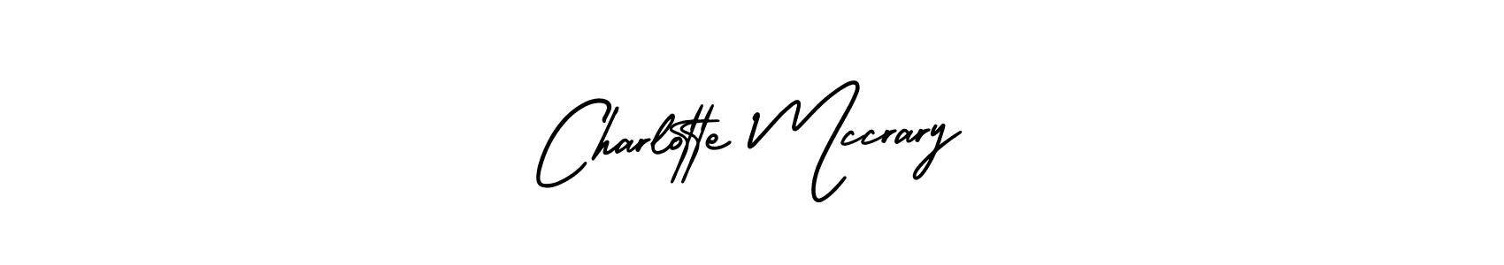 Design your own signature with our free online signature maker. With this signature software, you can create a handwritten (AmerikaSignatureDemo-Regular) signature for name Charlotte Mccrary. Charlotte Mccrary signature style 3 images and pictures png