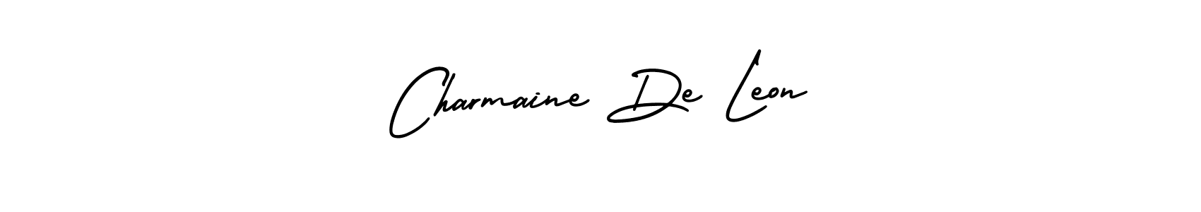 Use a signature maker to create a handwritten signature online. With this signature software, you can design (AmerikaSignatureDemo-Regular) your own signature for name Charmaine De Leon. Charmaine De Leon signature style 3 images and pictures png