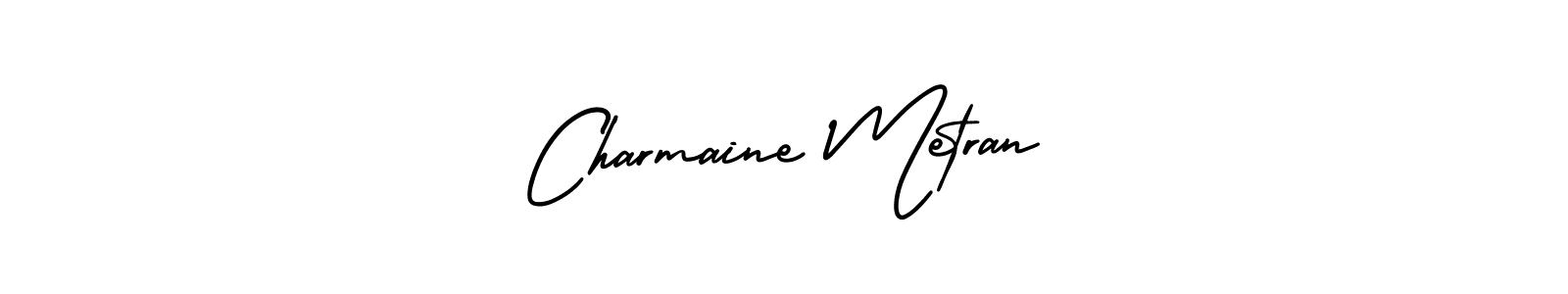 Also You can easily find your signature by using the search form. We will create Charmaine Metran name handwritten signature images for you free of cost using AmerikaSignatureDemo-Regular sign style. Charmaine Metran signature style 3 images and pictures png