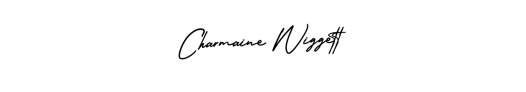See photos of Charmaine Wiggett official signature by Spectra . Check more albums & portfolios. Read reviews & check more about AmerikaSignatureDemo-Regular font. Charmaine Wiggett signature style 3 images and pictures png