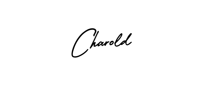 if you are searching for the best signature style for your name Charold. so please give up your signature search. here we have designed multiple signature styles  using AmerikaSignatureDemo-Regular. Charold signature style 3 images and pictures png