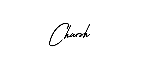 Make a beautiful signature design for name Charsh. With this signature (AmerikaSignatureDemo-Regular) style, you can create a handwritten signature for free. Charsh signature style 3 images and pictures png