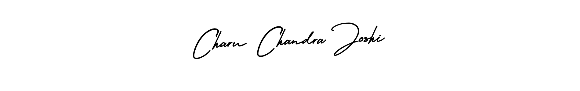 How to make Charu Chandra Joshi signature? AmerikaSignatureDemo-Regular is a professional autograph style. Create handwritten signature for Charu Chandra Joshi name. Charu Chandra Joshi signature style 3 images and pictures png