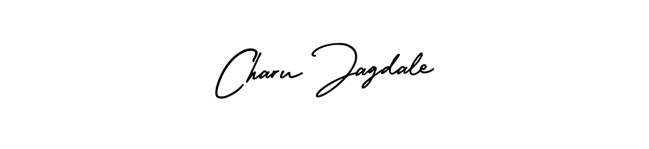 Design your own signature with our free online signature maker. With this signature software, you can create a handwritten (AmerikaSignatureDemo-Regular) signature for name Charu Jagdale. Charu Jagdale signature style 3 images and pictures png