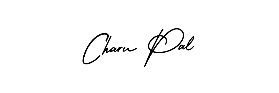 AmerikaSignatureDemo-Regular is a professional signature style that is perfect for those who want to add a touch of class to their signature. It is also a great choice for those who want to make their signature more unique. Get Charu Pal name to fancy signature for free. Charu Pal signature style 3 images and pictures png