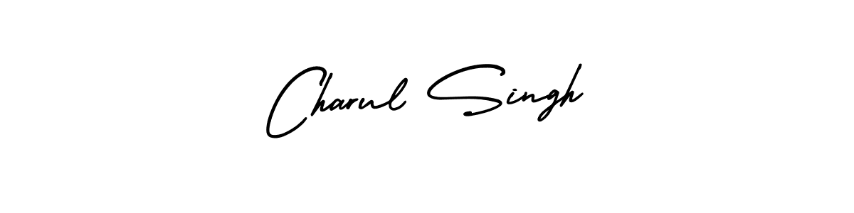 It looks lik you need a new signature style for name Charul Singh. Design unique handwritten (AmerikaSignatureDemo-Regular) signature with our free signature maker in just a few clicks. Charul Singh signature style 3 images and pictures png