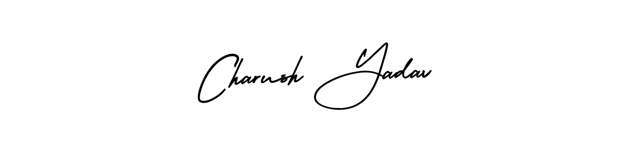 How to Draw Charush Yadav signature style? AmerikaSignatureDemo-Regular is a latest design signature styles for name Charush Yadav. Charush Yadav signature style 3 images and pictures png