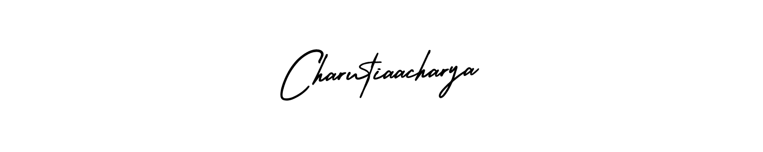 Similarly AmerikaSignatureDemo-Regular is the best handwritten signature design. Signature creator online .You can use it as an online autograph creator for name Charutiaacharya. Charutiaacharya signature style 3 images and pictures png