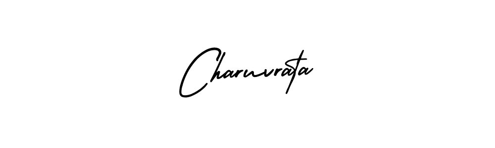 Use a signature maker to create a handwritten signature online. With this signature software, you can design (AmerikaSignatureDemo-Regular) your own signature for name Charuvrata. Charuvrata signature style 3 images and pictures png