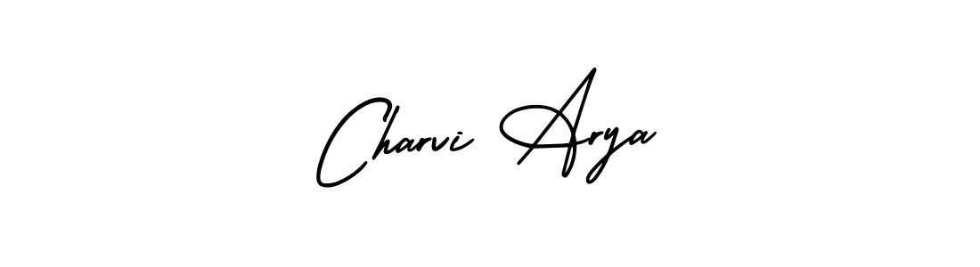 if you are searching for the best signature style for your name Charvi Arya. so please give up your signature search. here we have designed multiple signature styles  using AmerikaSignatureDemo-Regular. Charvi Arya signature style 3 images and pictures png