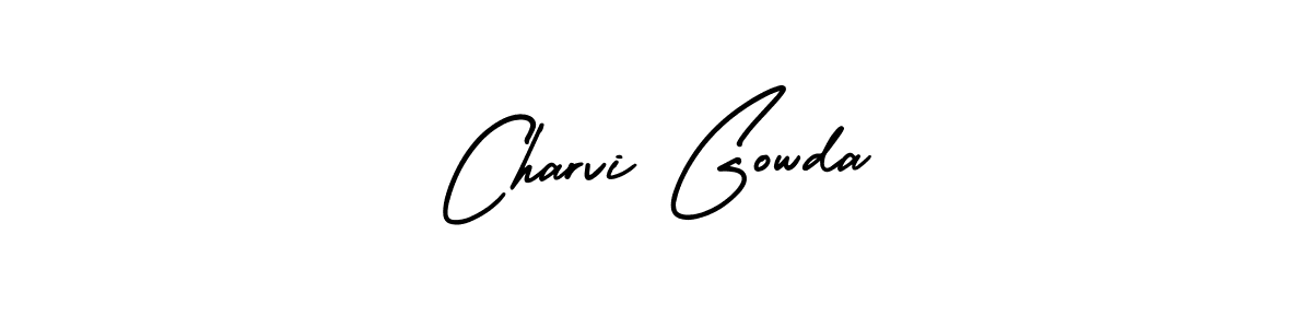 Check out images of Autograph of Charvi Gowda name. Actor Charvi Gowda Signature Style. AmerikaSignatureDemo-Regular is a professional sign style online. Charvi Gowda signature style 3 images and pictures png