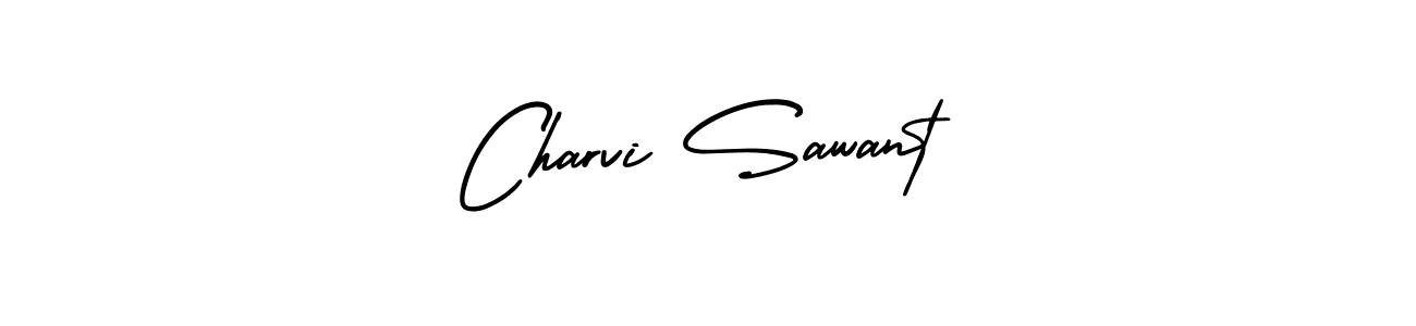 Make a beautiful signature design for name Charvi Sawant. With this signature (AmerikaSignatureDemo-Regular) style, you can create a handwritten signature for free. Charvi Sawant signature style 3 images and pictures png