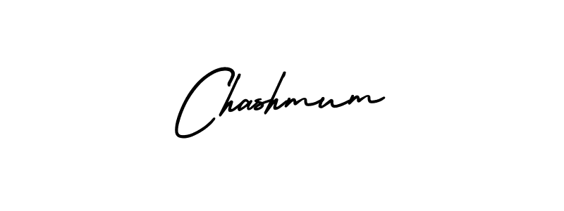 It looks lik you need a new signature style for name Chashmum. Design unique handwritten (AmerikaSignatureDemo-Regular) signature with our free signature maker in just a few clicks. Chashmum signature style 3 images and pictures png