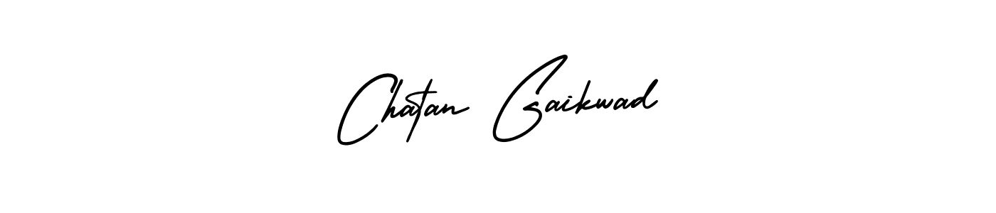 How to make Chatan Gaikwad signature? AmerikaSignatureDemo-Regular is a professional autograph style. Create handwritten signature for Chatan Gaikwad name. Chatan Gaikwad signature style 3 images and pictures png