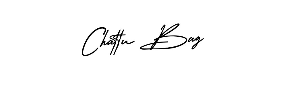 How to make Chattu Bag signature? AmerikaSignatureDemo-Regular is a professional autograph style. Create handwritten signature for Chattu Bag name. Chattu Bag signature style 3 images and pictures png